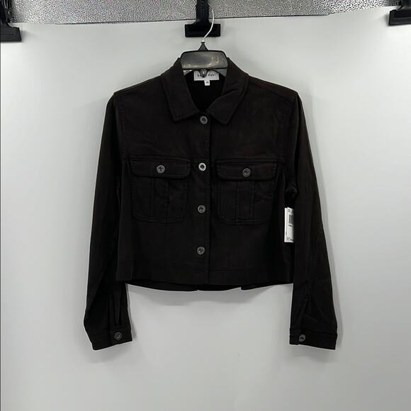 Bella Dahl Women's Flap Pocket Utility Jacket - Brown - XS - NWT